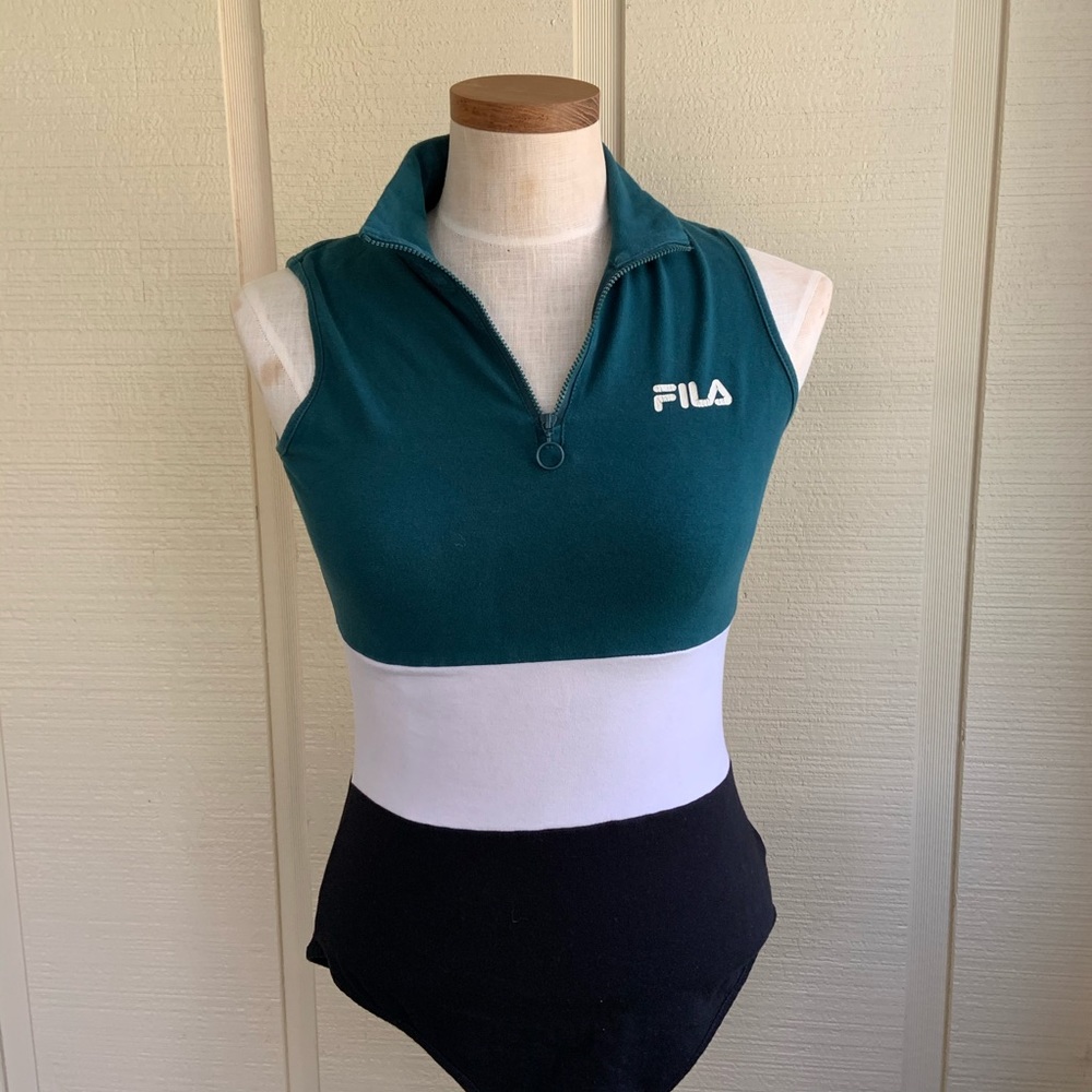 FILA bodysuit - sleeveless - zipper